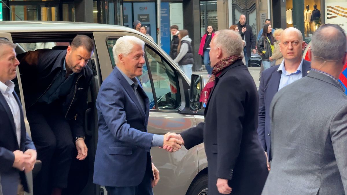 Bill Clinton přijel po 30 letech do Reduty